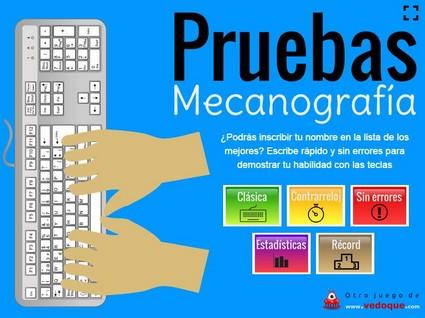 Pruebas Mecanografía