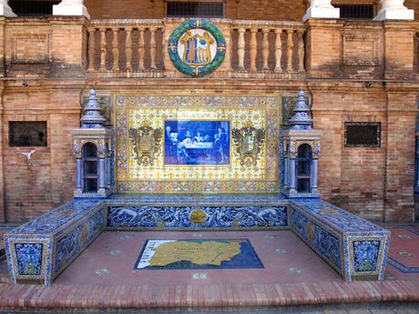 Los bancos de la Plaza de España (45): Salamanca.