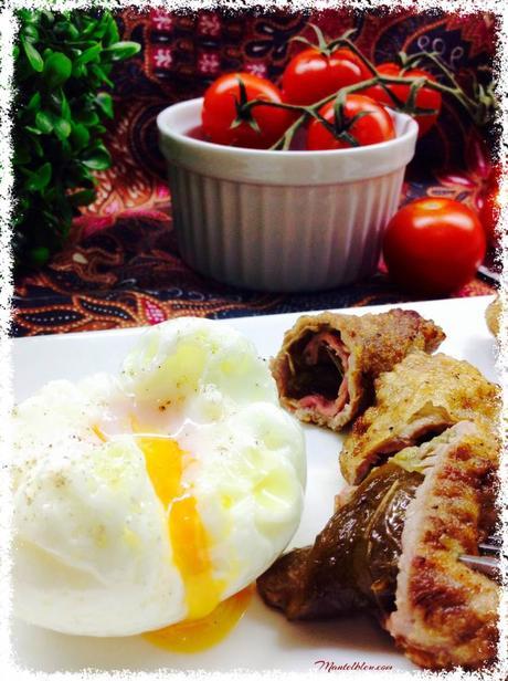 Rollitos de carne rebozada con pimiento verde Rollitos de carne rebozada con pimientos verdes 6