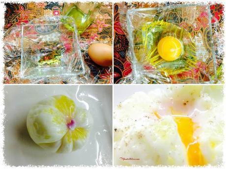 Rollitos de carne rebozada con pimiento verde Huevo poché_Fotor