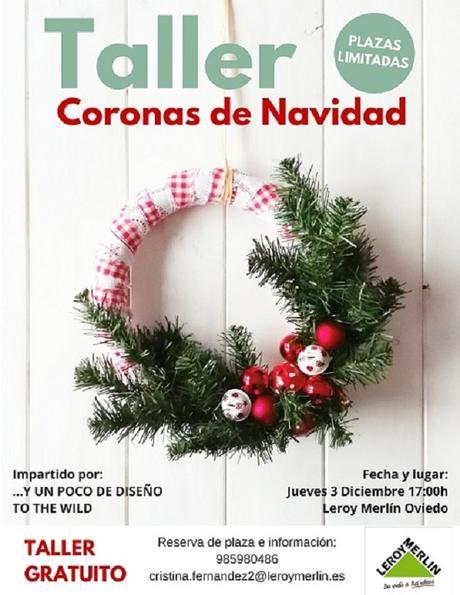 TALLER DE CORONAS NAVIDEÑAS EN LEROY MERLIN