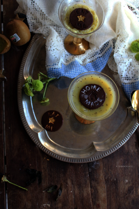 Receta para niños con kiwis Zespri → Crema de kiwi y mascarpone