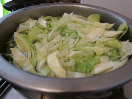 Arroz salteado con repollo (Italia) #ColorYSabor arroz-salteado-con-repollo-