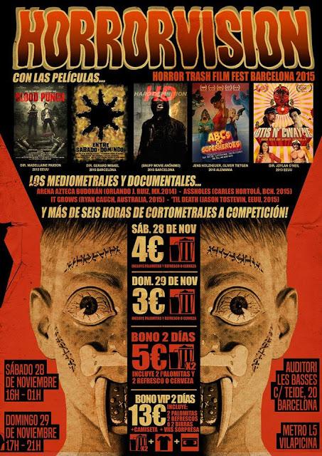 Horrorvision Spanish Horror Trash Film Festival 2015, séptima edición
