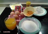 Bizcocho de naranja y chocolate