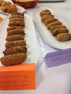 CROQUETAS DE CHOCOLATE  (especiales para intolerantes a la LACTOSA)