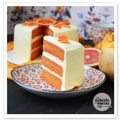 TARTA DE CALABAZA Y POMELO / GRAPEFRUIT AND PUMPKIN LAYER CAKE