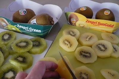 Receta para niños con kiwis Zespri: BALÓN DE NATA Y KIWIS