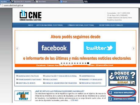 Riesgos y penalidades por no votar.