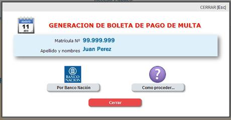 Riesgos y penalidades por no votar.