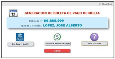 Riesgos y penalidades por no votar.