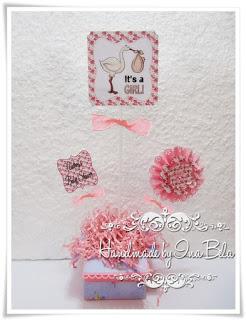 Invitación Baby Shower - Un Kit de Flores Primorosas - Fucsia Blooms