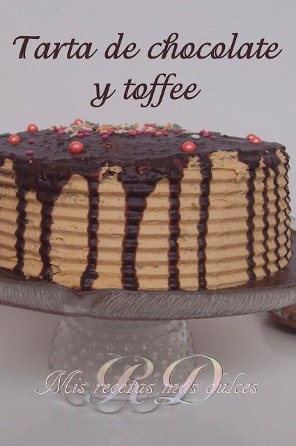TARTA DE CHOCOLATE Y TOFFEE