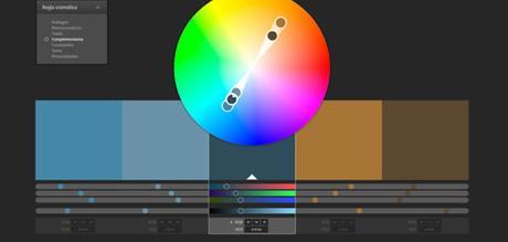 Cómo averiguar el código html de los colores de una imagen adobe color wheel, complementary colors