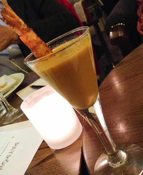 sopita de gambas restaurante patron barcelona baco y boca