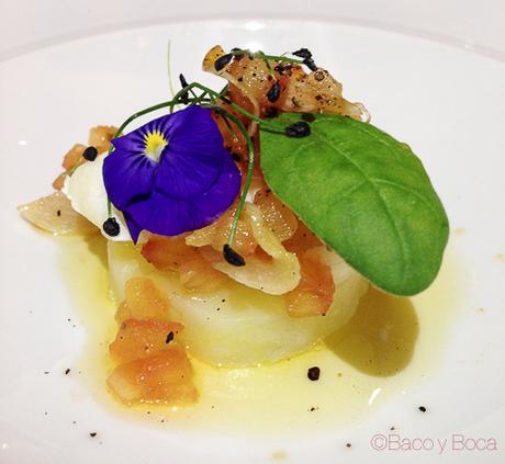 Rape al vinagre de Jerez restaurante patron barcelona baco y boca