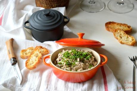 Rilletes de Sardinas al Cebollino