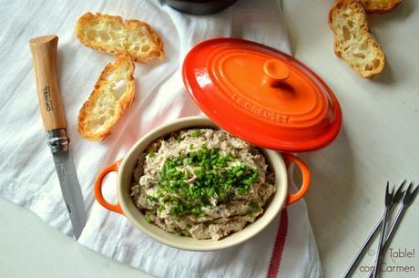 Rilletes de Sardinas al Cebollino