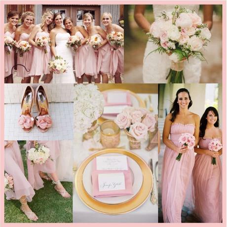 Pantone Rose Quartz Pantone 13-1520 Rose Quartz light pink blush wedding colours: 