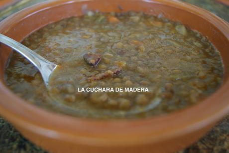 POTAJE DE LENTEJAS