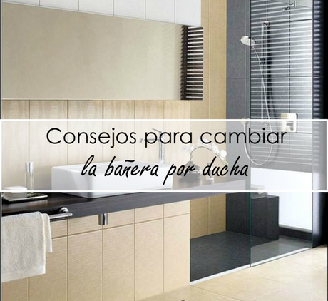 Consejos para cambiar la bañera por plato de ducha.