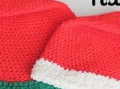 Gorro Papá Noel crochet