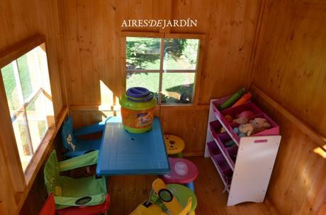 Resultado de la instalación de la casita de madera para niños OTTO en Arnedo (LA RIOJA)