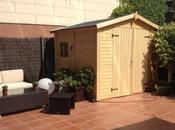 Resultado instalación cabaña madera Claire montada propios clientes Barcelona