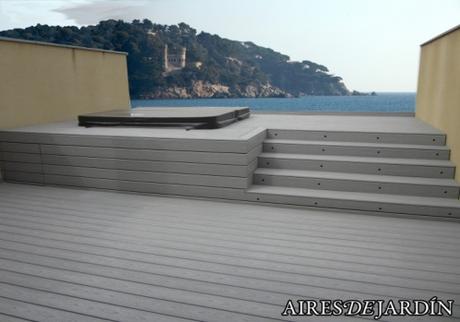 Como instalar una tarima de PVC celular