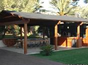 Pérgola para comedor verano