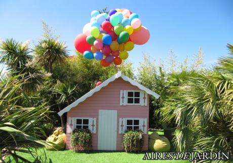 Resultado instalación caseta de madera infantil Tom instalada por los propios clientes de Valdemorillo (MADRID)