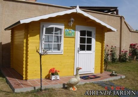 Caseta de madera Laura 3 instalada por nuestro cliente Sr. Angel de Ciudad Real