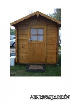 Instalación caseta de madera ACACIA por nuestro cliente Sr. Justiniano de Cervera de Pisuerga (PALENCIA) 