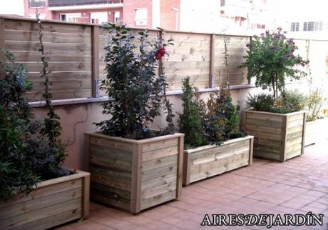 Jardineras de madera