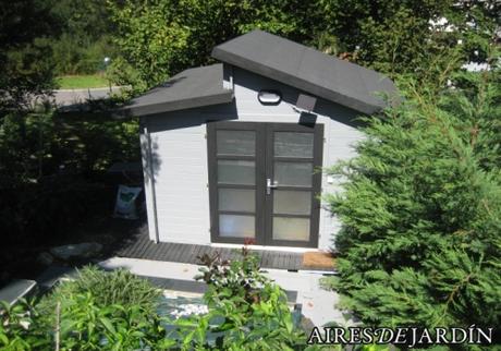 Montaje de un particular de la caseta de madera modelo DORA de 320x320 cm. en Mungia (BIZCAIA)