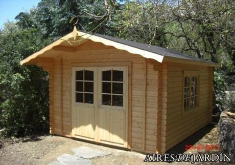 Montaje Caseta de madera modelo Lilian en Santa Brígida (Las Palmas de Gran Canaria)