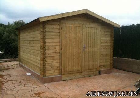 Fotografía caseta de jardin Tours de la marca Palmako David de St. Iscle de Vallalta (Barcelona)