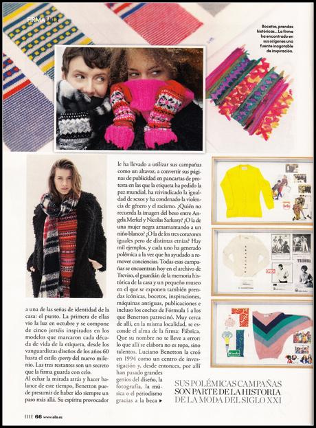 El rincón de ELLE: must, tendencias, Benetton, oficina, abrigos, ...