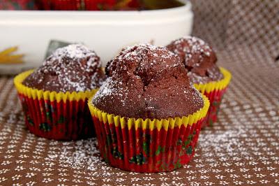 Magdalenas de chocolate