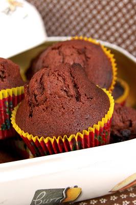 Magdalenas de chocolate