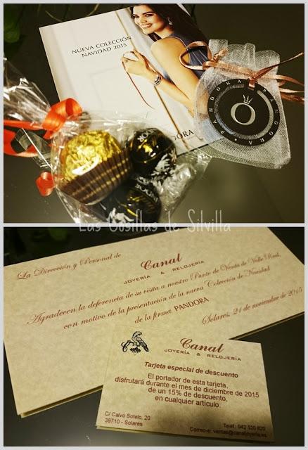 Colección de Navidad de Pandora en la joyería Canal.