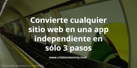 Convierte cualquier sitio web en una app independiente anclada a tu barra de tareas en sólo 3 pasos