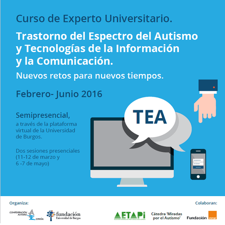 Curso de Experto Universitario TEA y TIC. Nuevos retos para nuevos tiempos