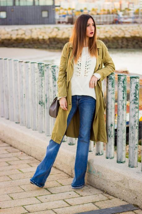 pantalones de campana