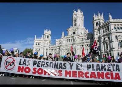 EL TRATADO DE LIBRE COMERCIO ATENTA CONTRA LA DEMOCRACIA DE LOS ESTADOS EUROPEOS