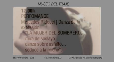 Nuevo evento - La Mujer del Sombrero - Mercedes Ridocci - Museo del Traje de Madrid