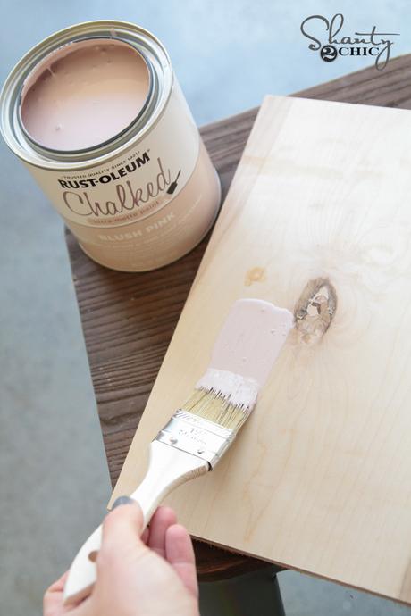 DIY: unos cuadros de madera y chalk paint fáciles, bonitos y baratos