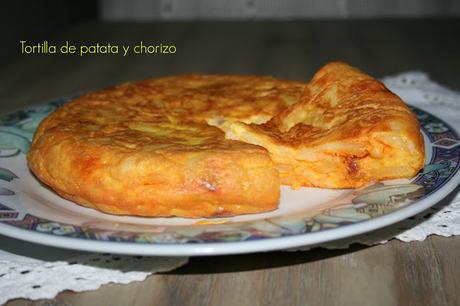 tortilla de patata y chorizo,QuéBox