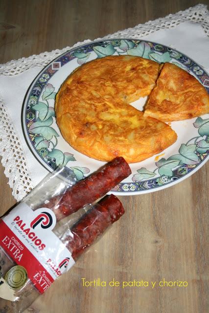 tortilla de patata y chorizo ,QuéBox