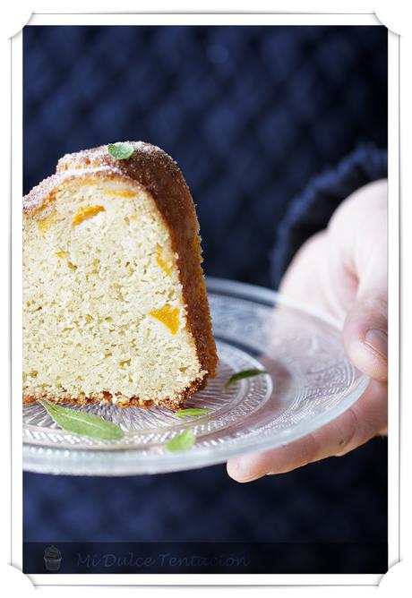 Bundt Cake de Melocotón y Nata